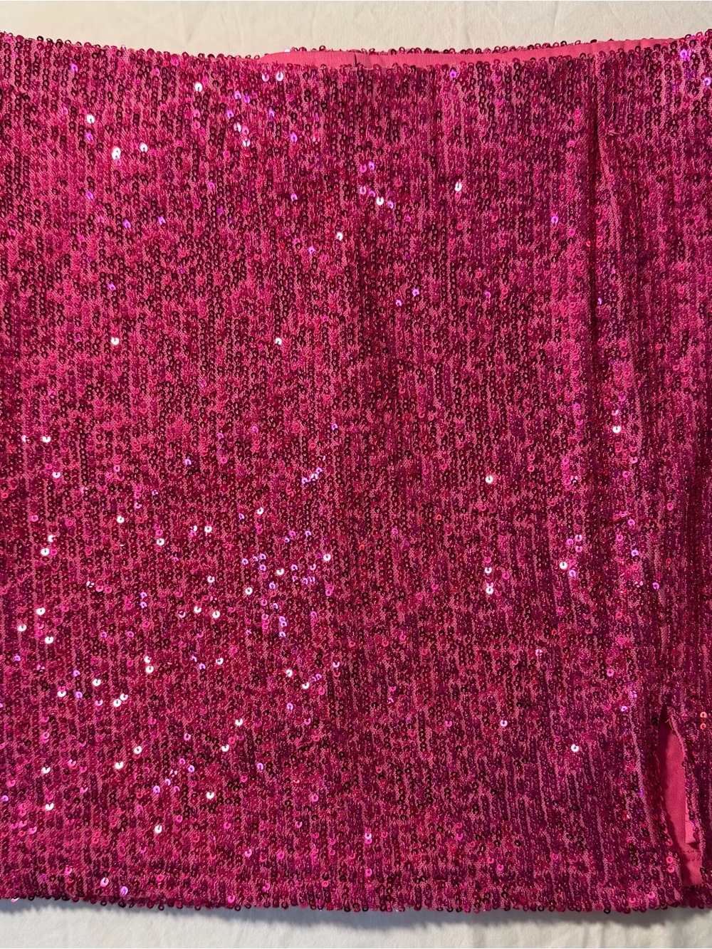 art class Hot Pink Sequin Mini Skirt
